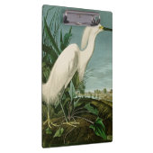 Audubon Snowy Heron White Gret Vogel Vogel Klembord (Rechts)