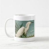 Audubon Snowy Heron White Gret Vogel Vogel Koffiemok (Links)