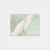 Audubon Snowy Heron White Gret Vogel Vogel Post-it® Notes (Voorkant)