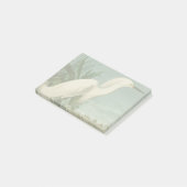 Audubon Snowy Heron White Gret Vogel Vogel Post-it® Notes (Schuin)