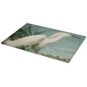 Audubon Snowy Heron White Gret Vogel Vogel Snijplank (Hoek)