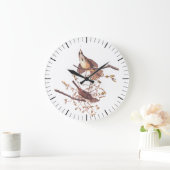 Audubon Song Sparrow beroemd gemaakt door Tiny Spi Grote Klok (Huis)