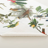 Audubon Songvogels Collage Sherpa Blanket Deken (3/4)