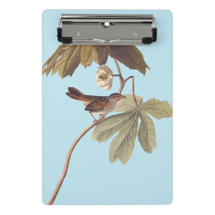 Audubon Swamp Sparrow Bird op Wild Mandrake Mini Klembord