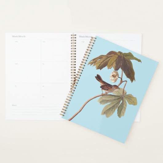 Audubon Swamp Sparrow Bird op Wild Mandrake Planner (Display)