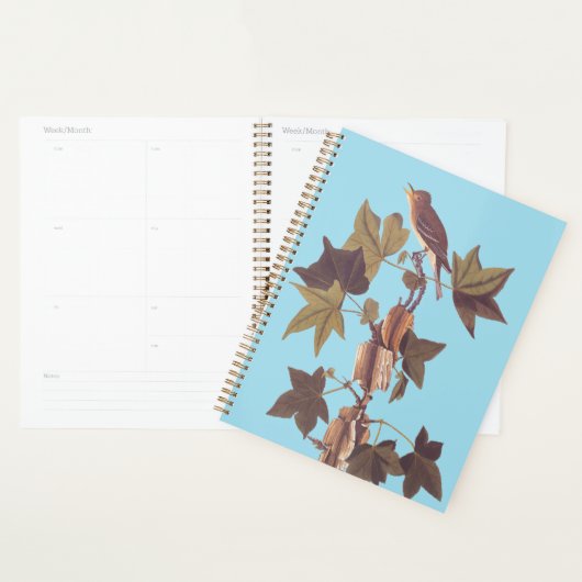 Audubon Traill's Flycatcher Songbird Planner (Display)