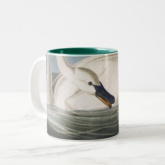 Audubon Trumpeter Swan Coffee Mok (Voorkant links)