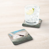 Audubon: Trumpeter Swan Drankjes Onderzetter (Rechterzijde)