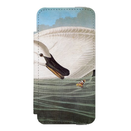 Audubon: Trumpeter Swan Incipio iPhone Portemonnee Hoesje (Voorkant Agenda)