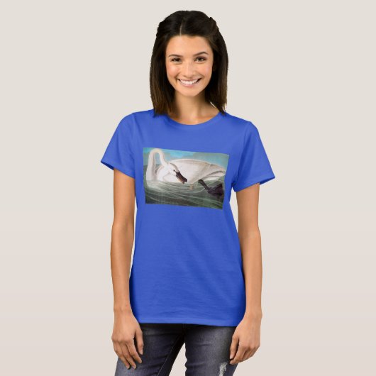 Audubon: Trumpeter Swan T-shirt (Voorkant volledig)
