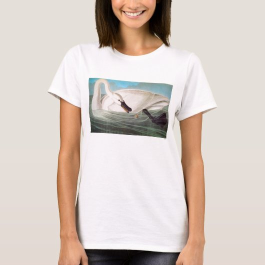 Audubon: Trumpeter Swan T-shirt (Voorkant)