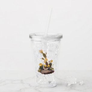 Audubon Vesper Sparrow en Prickly Pear Cactus Acryl Drinkbeker
