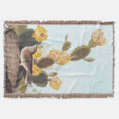 Audubon Vesper Sparrow en Prickly Pear Cactus Deken (Voorkant)