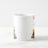 Audubon Vesper Sparrow en Prickly Pear Cactus Koffiemok (Center)