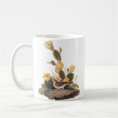 Audubon Vesper Sparrow en Prickly Pear Cactus Koffiemok (Links)