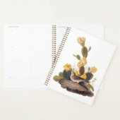 Audubon Vesper Sparrow en Prickly Pear Cactus Planner (Display)