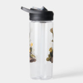 Audubon Vesper Sparrow en Prickly Pear Cactus Waterfles (Rechts)