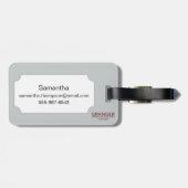 Audubon: Warbler Bagagelabel (Achterkant horizontaal)