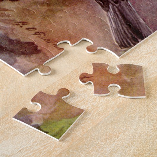 Audubon Warbler Painting van Louis Agassiz Fuertes Legpuzzel (Zijkant)