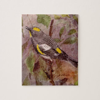 Audubon Warbler Painting van Louis Agassiz Fuertes Legpuzzel