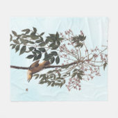 Audubon White Eyed Vireo Song Bird Art Fleece Deken (Voorkant (Horizontaal))