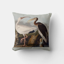 Audubon White Ibis Vogeldieren Wildlife Kussen