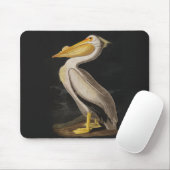 Audubon White Pelican Bird Print Muismat (Met muis)