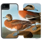 Audubon: Wigeon Incipio iPhone Portemonnee Hoesje (Agenda Open)
