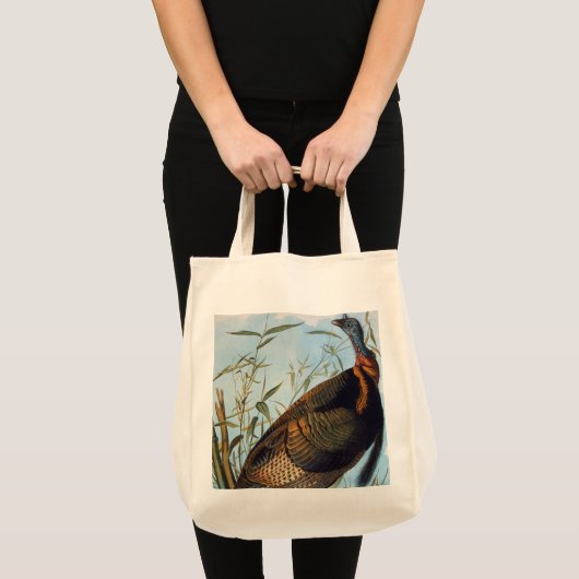 Audubon: Wild Turkey Tote Bag (Voorkant (product))