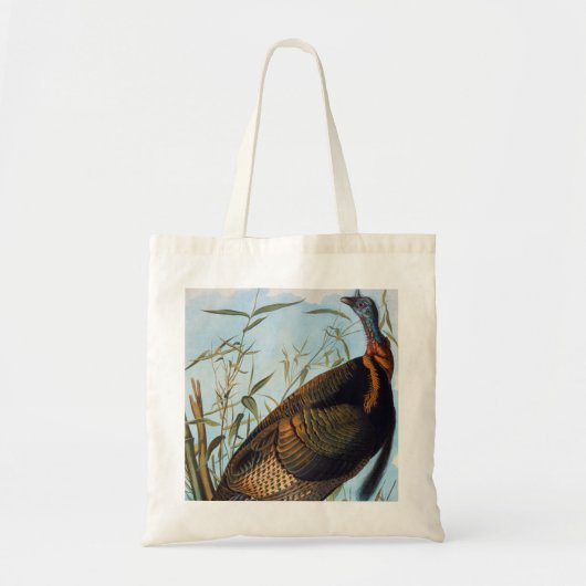 Audubon: Wild Turkey Tote Bag (Voorkant)