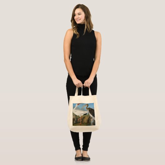 Audubon: witte ibis tote bag (Voorkant (model))