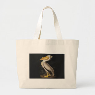 Audubon Witte Pelikaan Vogel Amerika Grote Tote Bag