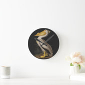 Audubon Witte Pelikaan Vogel Amerika Ronde Klok (Huis)