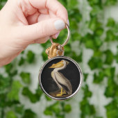Audubon Witte Pelikaan Vogel Amerika Sleutelhanger (Hand)
