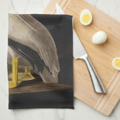 Audubon Witte Pelikaan Vogel Amerika Theedoek (Quarter Fold)