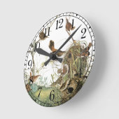 Audubon Wren Birds Animals Wildlife Wall Clock Ronde Klok (Hoek)