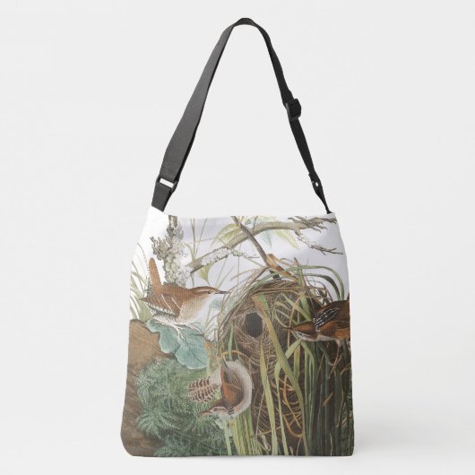 Audubon Wren Birds Wildlife Animal Nest Canvas tas (Achterkant)
