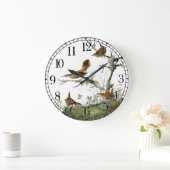 Audubon Wren Birds Wildlife Animal Wall klok (Huis)