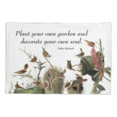 Audubon Wren Birds Wildlife Garden Pillowcase Kussensloop (Achterkant)