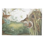 Audubon Wren Birds Wildlife Nest Pillowcase Kussensloop (Achterkant)