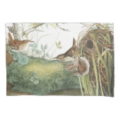 Audubon Wren Birds Wildlife Nest Pillowcase Kussensloop (Voorkant)