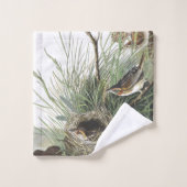 Audubon Wren & Finch Birds Wildlife Bath Towel Set Bad Handdoek (Wasdoekje)