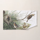 Audubon Wren & Finch Birds Wildlife Bath Towel Set Bad Handdoek (Handdoek)
