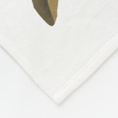 Audubon Zenaida Duif met bloemen Fleece Deken (Hoek)