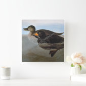 Audubon: zwarte coter vierkante klok (Huis)