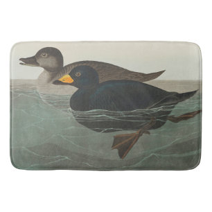 Audubon Zwarte Zwartkop Print: Vintage Kust Eend Badmat