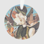 Audubon zwartgefactureerde koekoekjesvogels ornament (voorkant)