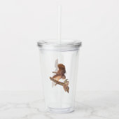 Audubon's Barred Owl and Squirrel Odd Friends Acryl Drinkbeker (Voorkant)