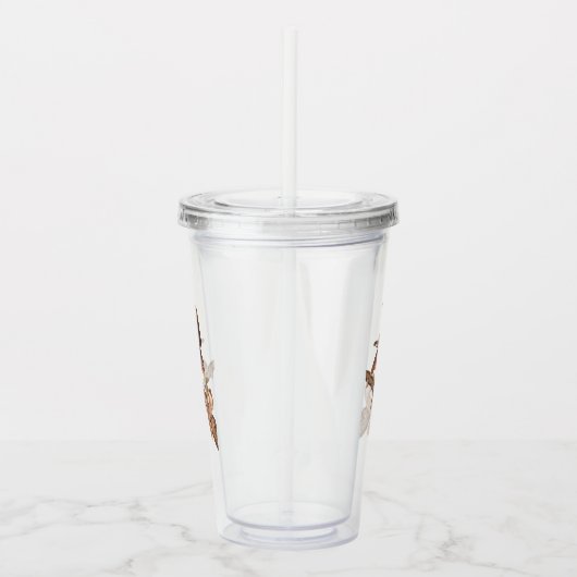 Audubon's Barred Owl and Squirrel Odd Friends Acryl Drinkbeker (Rechts)