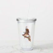 Audubon's Barred Owl and Squirrel Odd Friends Acryl Drinkbeker (Achterkant)